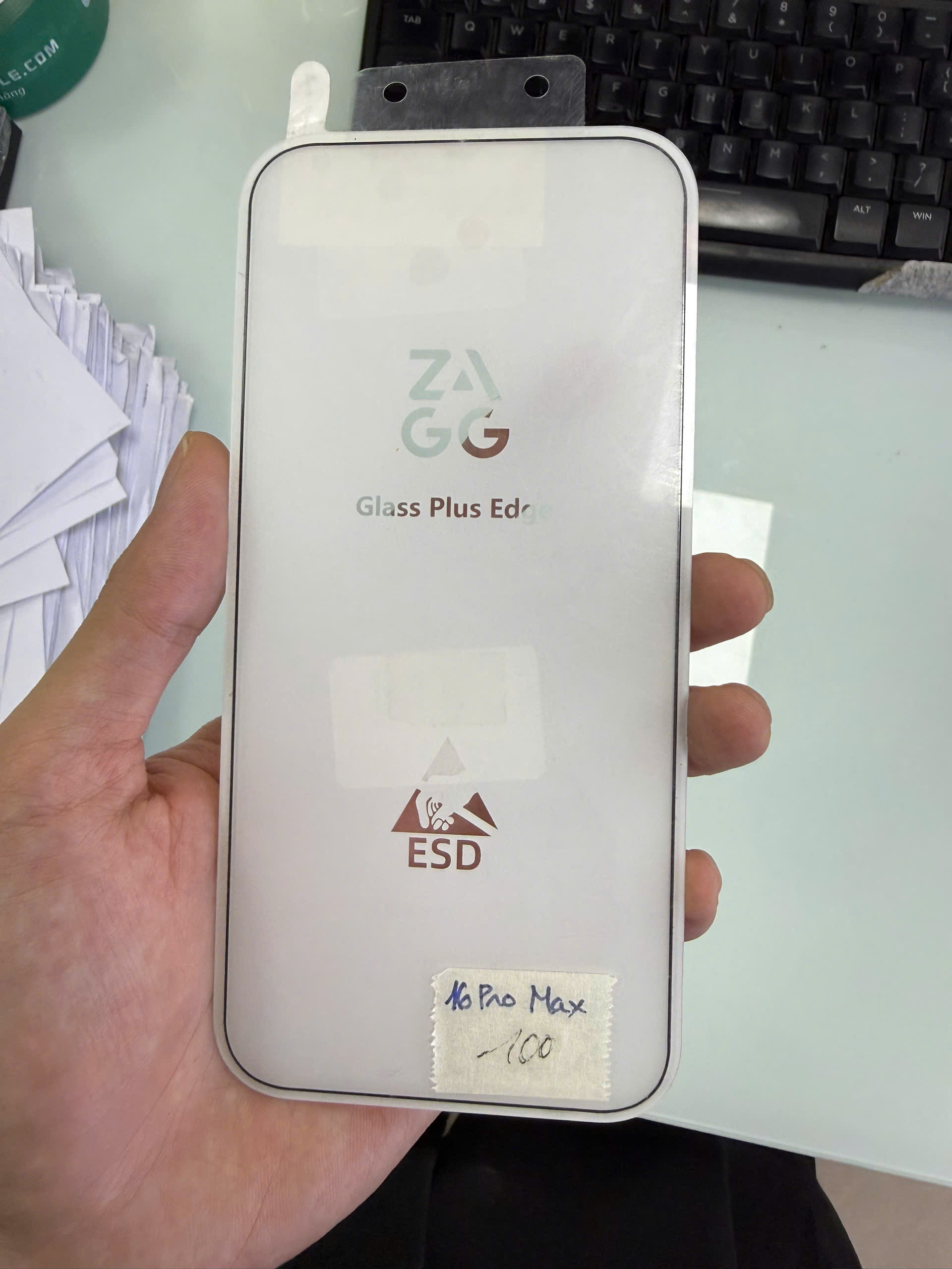 Kính dán màn hình iPhone16 Pro Max - ZAGG Plus Edge - 100115457 - 2024hh121652 - ZA100115457