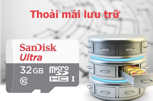 Thẻ nhớ Micro SDHC SanDisk. Thẻ nhớ Micro SDHC SanDisk.