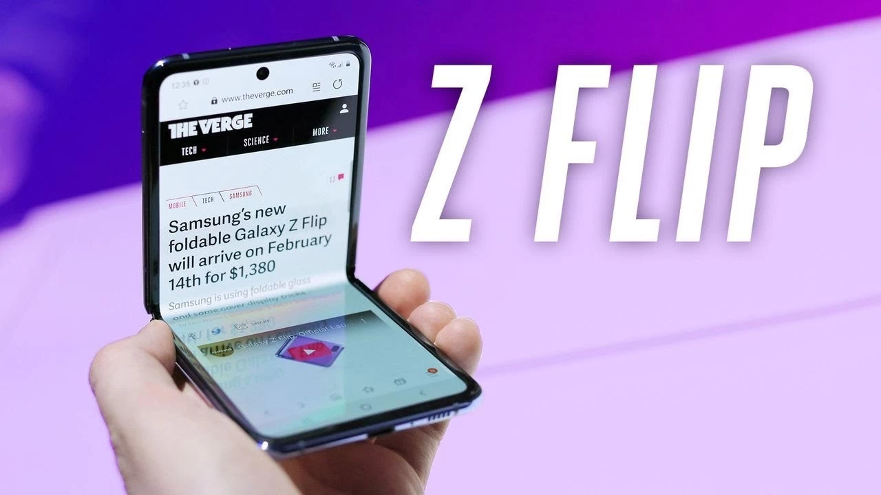 Samsung Galaxy Z Flip. Samsung Galaxy Z Flip.