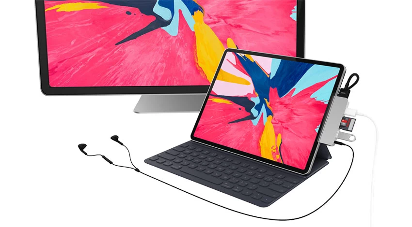 Cổng chuyển Hyperdrive 6 in 1 HDMI 4K/60Hz USB-C Hub