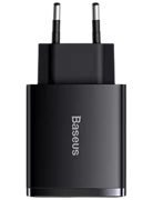 Củ sạc nhanh Baseus Compact 30W 3 cổng 2 x USB-A + USB-C - Chính hãng