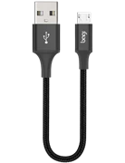 Cáp dù sạc nhanh Micro USB Bagi dài 20cm MS20
