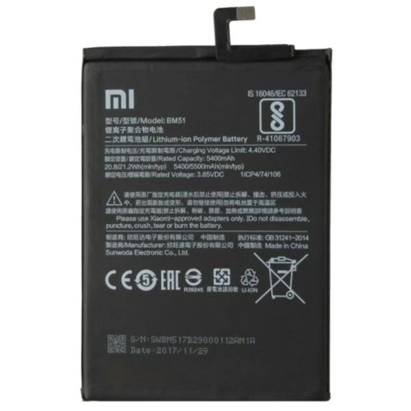 Thay pin Xiaomi Mi Max 3 (BM51)