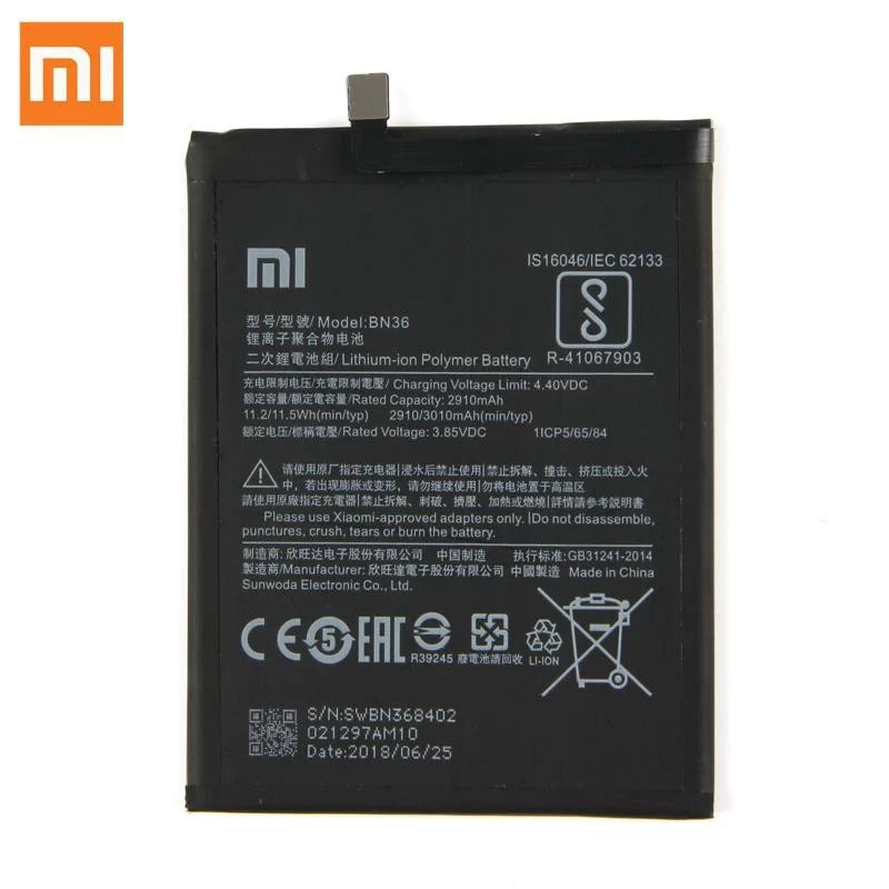 Thay pin Xiaomi Mi A2 / Mi 6x (BN36)