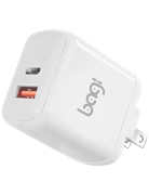Củ sạc nhanh Bagi 30W 2 cổng USB Type-C PD30W