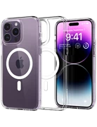 Ốp Lưng Spigen Crystal Hybrid Magfit White iPhone 14 Pro Max - Chính hãng