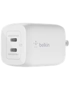 Sạc nhanh Belkin 65W Gan2, 2 x USB-C PD PPS - Chính Hãng