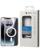 Ốp lưng Magsafe trong suốt Mipow Transparent iPhone 15 Pro Max - Chính hãng