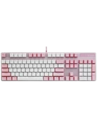 Bàn phím cơ Gaming Rapoo V500 Pro (Hồng Trắng/Brown Switch) - Chính hãng