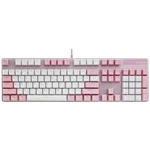 Bàn phím cơ Gaming Rapoo V500 Pro (Hồng Trắng/Brown Switch) - Chính hãng