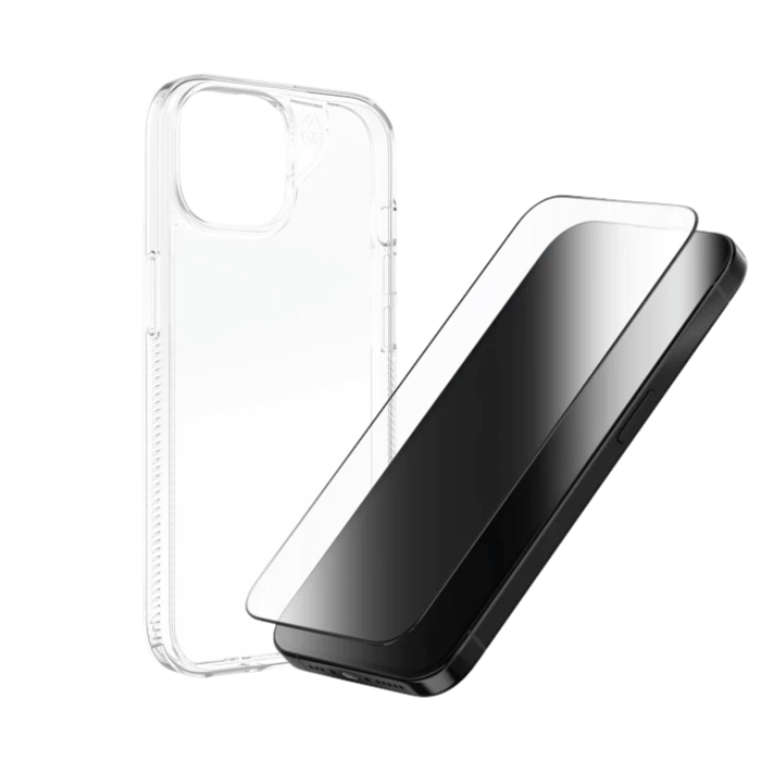 Combo Dán ZAGG Plus Edge + Ốp lưng ZAGG ESNTL Clear Cho ip15 Series