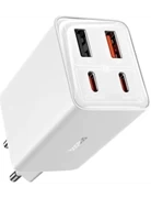 Sạc nhanh Baseus GaN6 Pro 2C + 2U 65W EU kèm cáp C-C 100W 1m