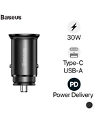 Sạc ô tô Baseus Circular Metal A+C 30W PPS