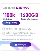 SIM VNSKY - Bộ KIT 12SKY99C