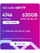 SIM VNSKY - Bộ KIT 6SKY79