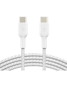 Cáp sạc nhanh USB Type C - C BOOST↑CHARGE™ Belkin 60W vỏ dù 1M - Chính Hãng