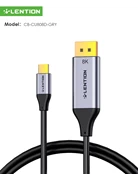 Bộ chuyển Lention CU808D USB-C sang DisplayPort dài 1.8m (8K 60Hz)