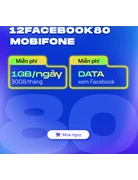 Gói cước Mobifone 12FACEBOOK80
