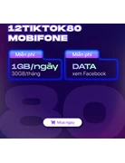 Gói cước Mobifone 12TIKTOK80