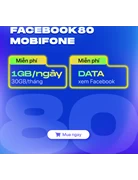 Gói cước Mobifone FACEBOOK80