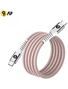Cáp từ tính tự cuộn 9FIT USB-C to USB-C 1M