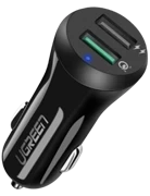 Sạc Ô tô Ugreen 24W 2 cổng USB-A ED018 50875
