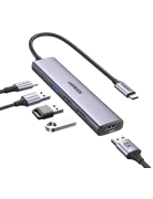 Cổng chuyển đổi Ugreen USB C Hub 5 in 1 15495 CM478