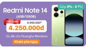 Redmi Note 14 | Khoảnh khắc độc bản, tạo tác AI