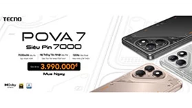 Điện thoại Tecno Pova 7 | Siêu Pin 7000