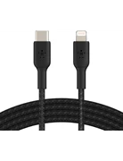Cáp Belkin USB Type C - Lightning, 1 mét, vỏ dù, công suất 30w 