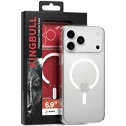 Ốp Lưng Magsafe Mipow Kingbull Tempered Glass Transparent iPhone 17 Pro Max
