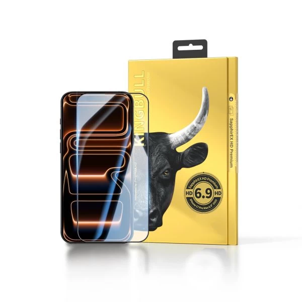 Cường Lực Sapphire Mipow Kingbull SapphirEX HD Premium iPhone 17 Pro Max