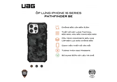 Ốp lưng UAG Pathfinder SE cho iPhone 16 Pro Max
