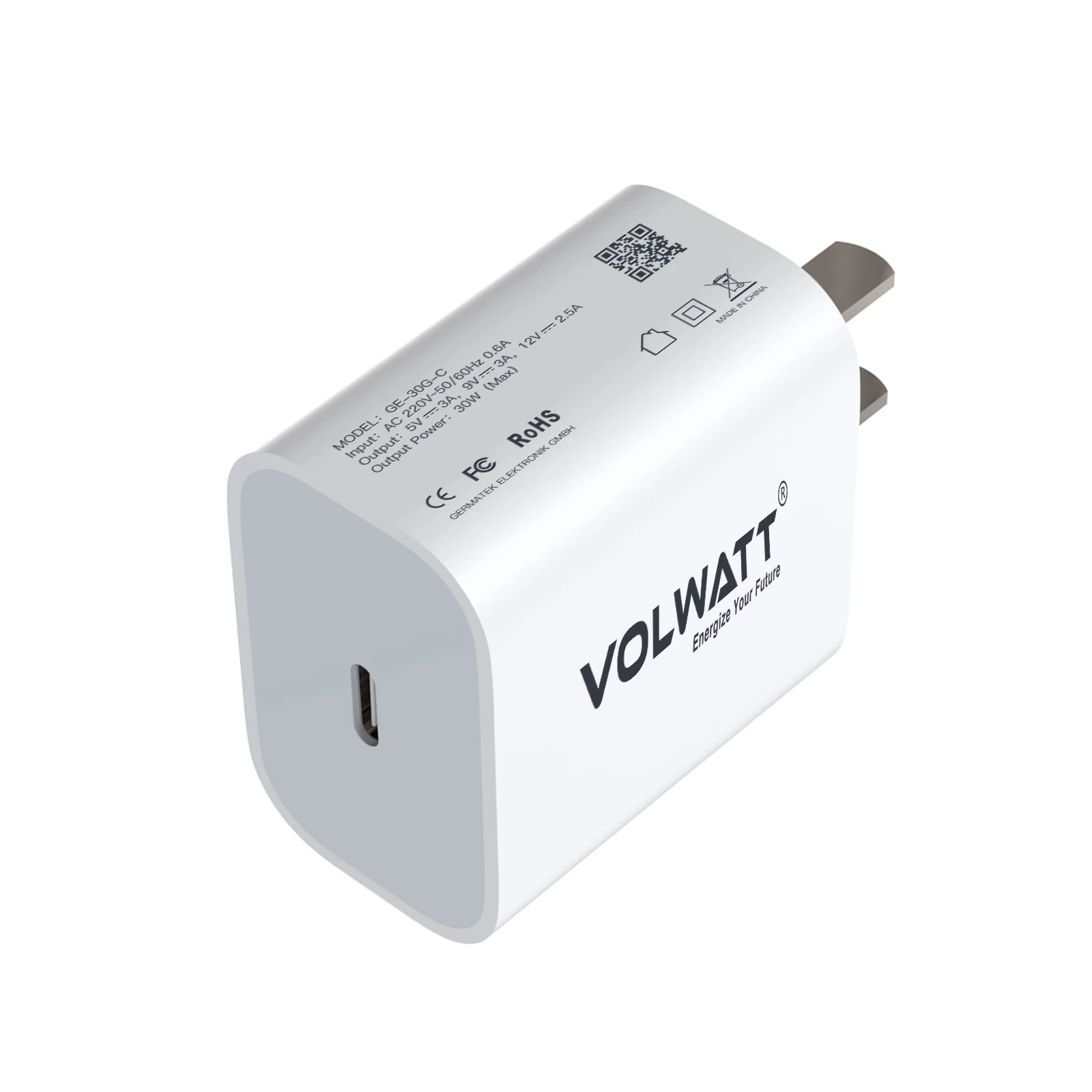 Củ sạc Volwatt Super Fast Charger 30W GE-30G-C