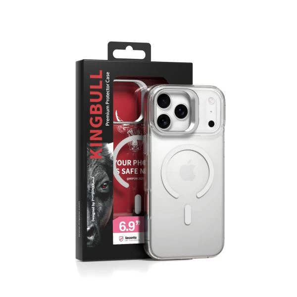 Ốp Lưng Magsafe Mipow Kingbull StandX Transparent iPhone 17 Pro Max