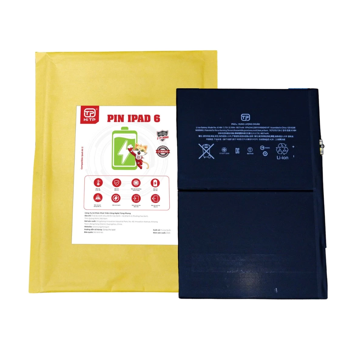 Pin TP dành cho iPad Air 2 (iPad 6)