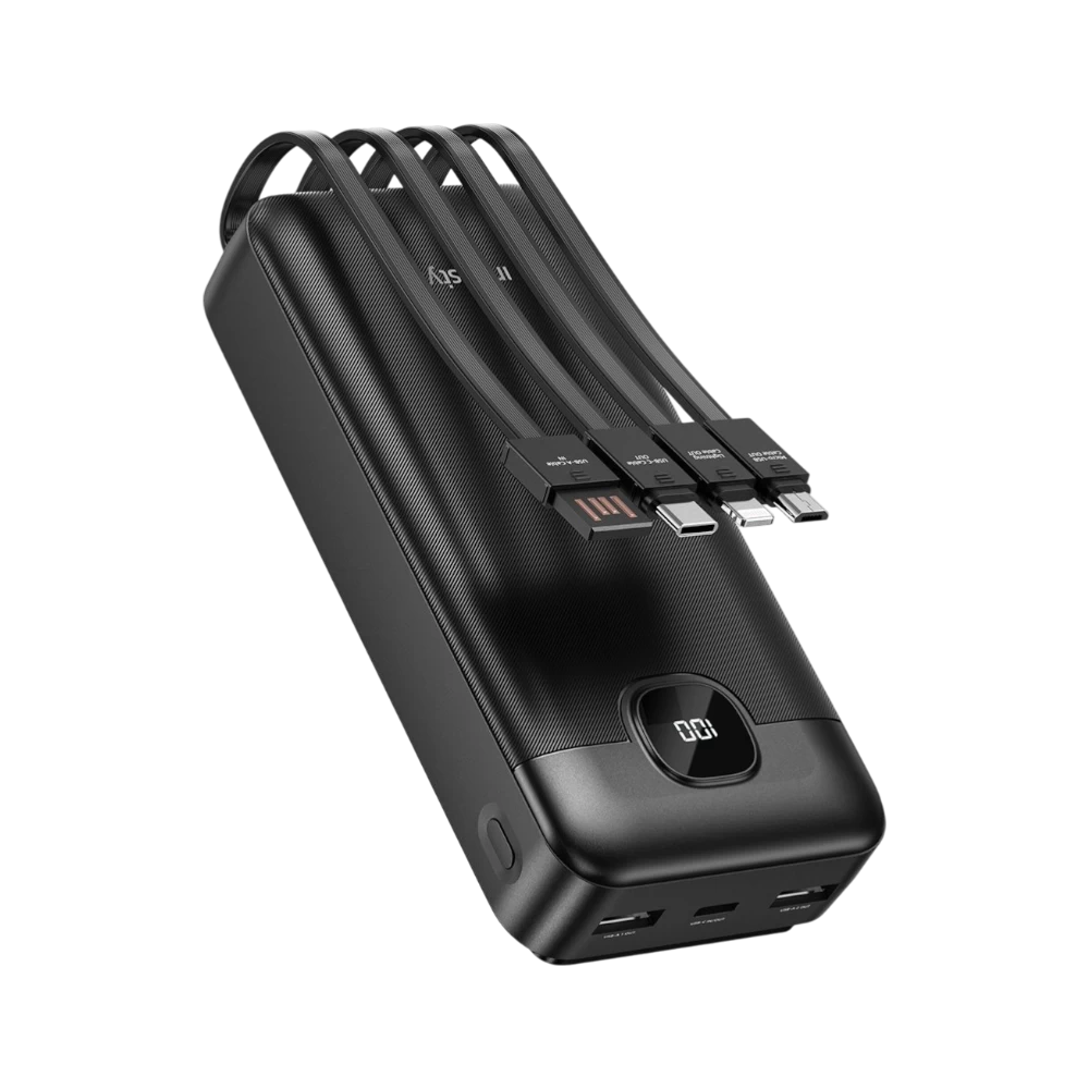 Sạc dự phòng Innostyle MultiCharge Go 20000 mAh (kèm 4 cáp) - MCG20K