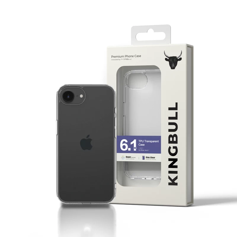 Ốp lưng Mipow Soft Transparent Case for iPhone 16e/17e 6.1 inch