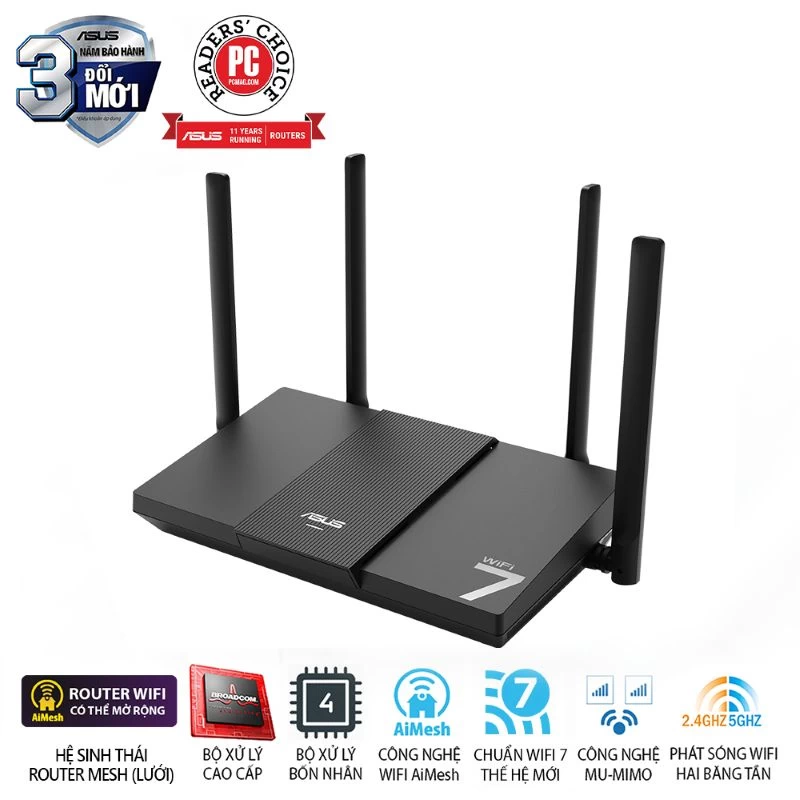 Router Wifi 7 Asus RT-BE50