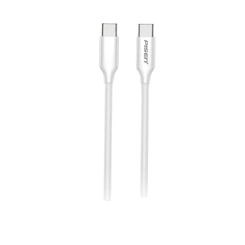 Cáp PISEN QUICK-Mr White USB-C (C-C) PD 60W 1m