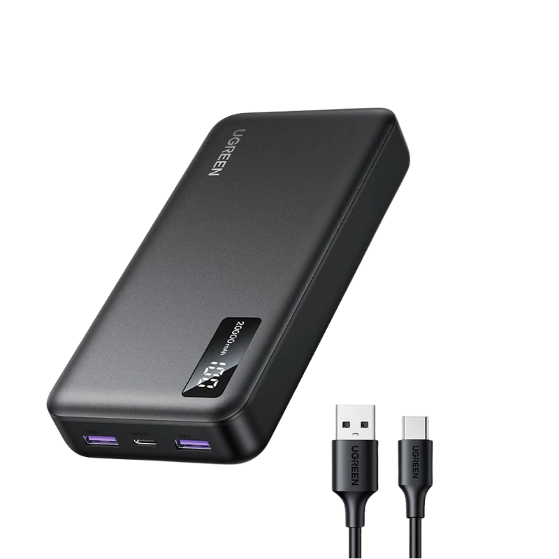 Pin Sạc Dự Phòng Năng Lượng Cao UGREEN PB312 – 20000mAh Sạc Nhanh Hai Chiều