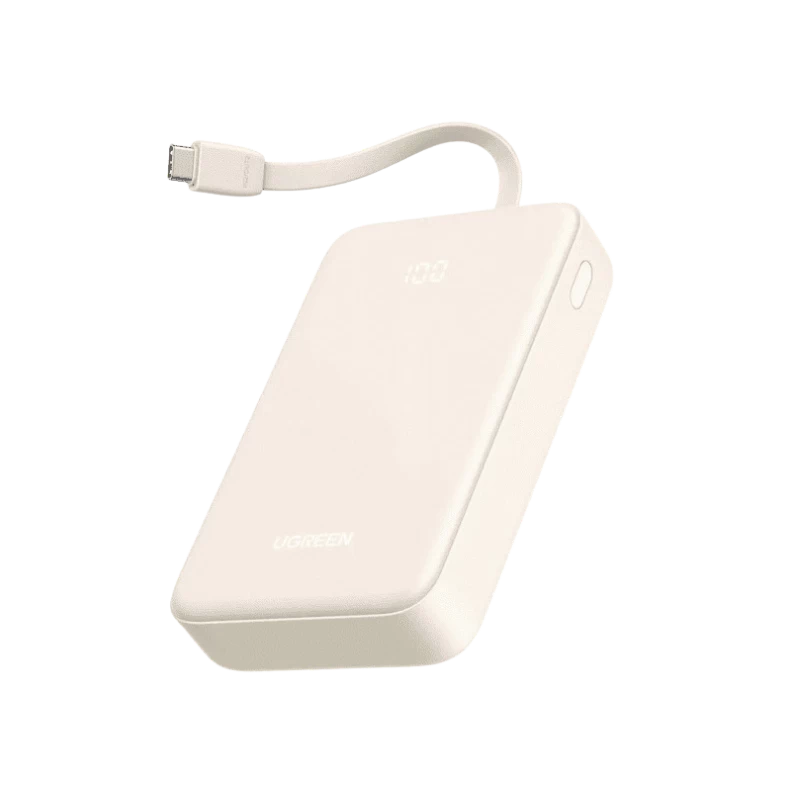 Sạc Dự Phòng 20000mAh Ugreen PB505 tích hợp cáp sạc