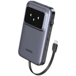 Sạc Dự Phòng 10000mAh UGREEN PB511 với Cáp USB-C Tích Hợp