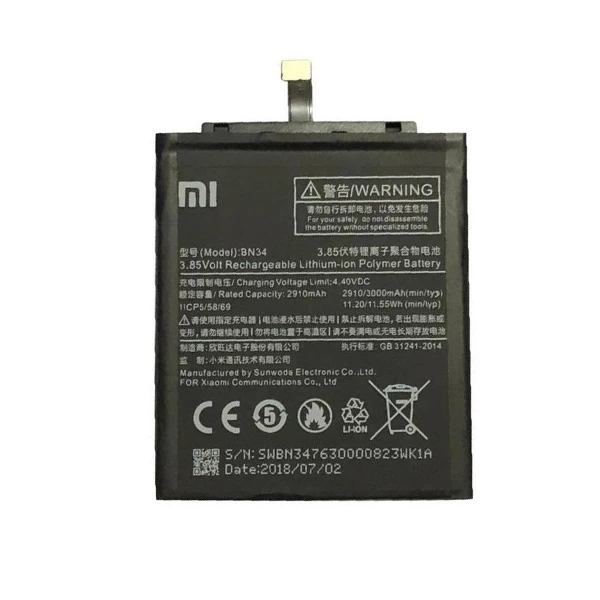 Thay pin Redmi 5A (BN34)