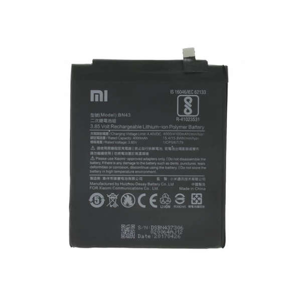 Thay pin Redmi Note 4x (BN43)