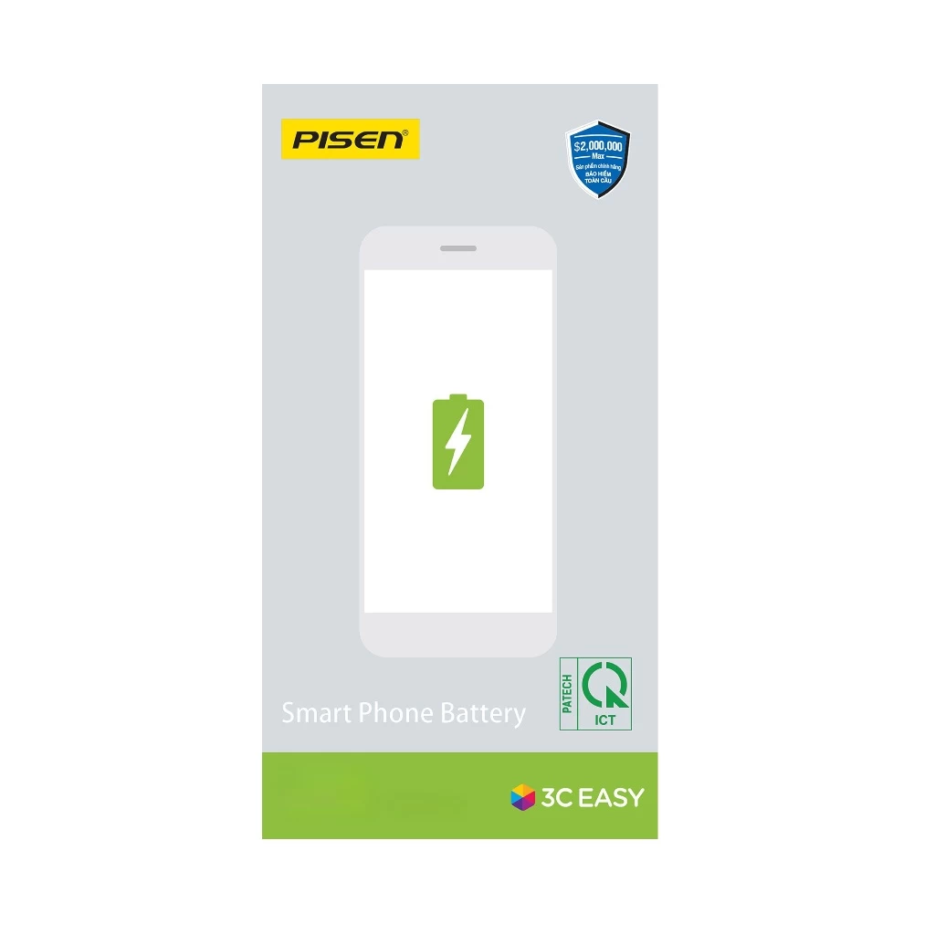 Pin iPhone 12/ iPhone 12 Pro Chính Hãng PISEN (Dung lượng chuẩn 2815 mAh)