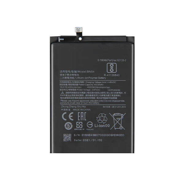 Thay pin Xiaomi Redmi Note 9 (BN54)