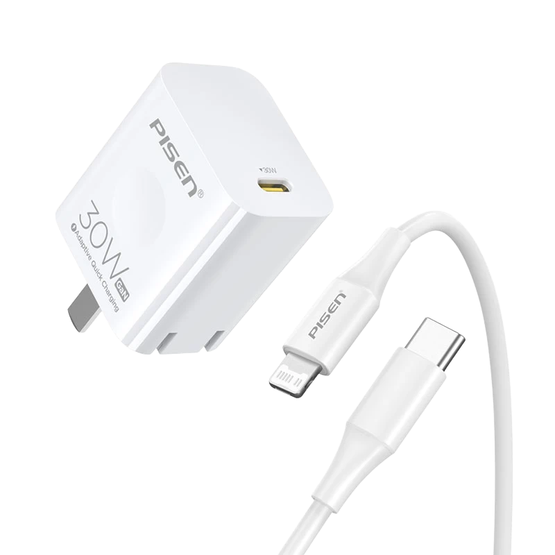 Củ sạc PISEN quick PD30W CL1000 GaN Folding TS-C179