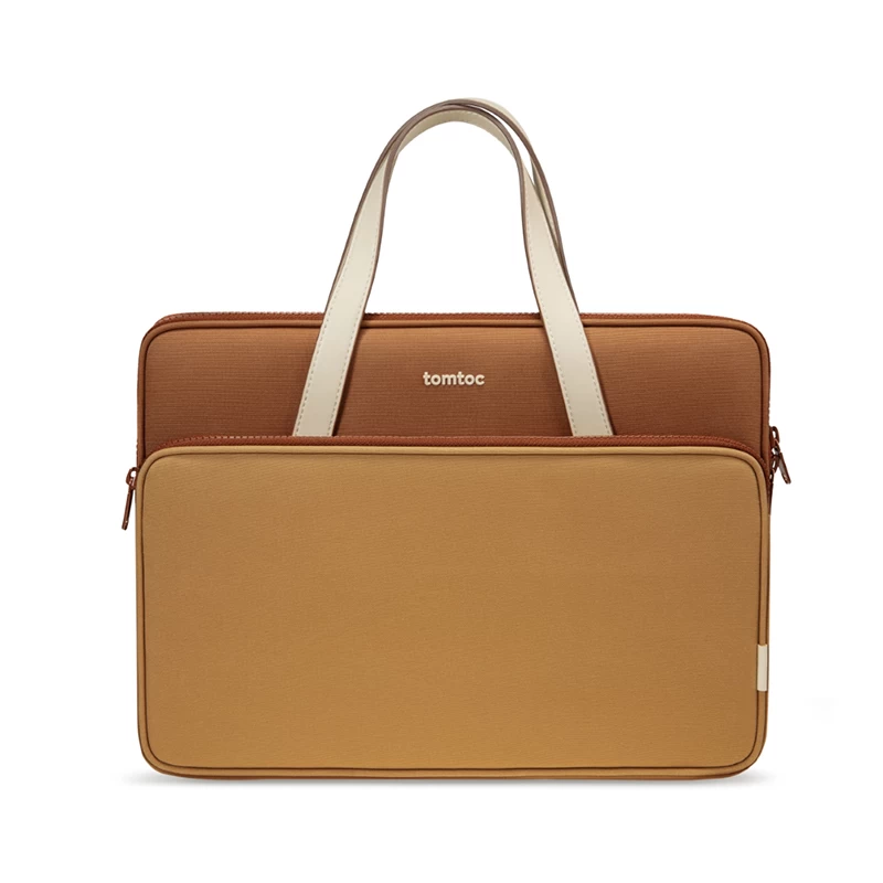 Túi xách TOMTOC briefcase premium for macbook 13/14inch orange