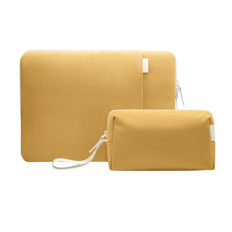 Túi CS TOMTOC organized corner armor + pouch macbook air/pro 13inch yellow